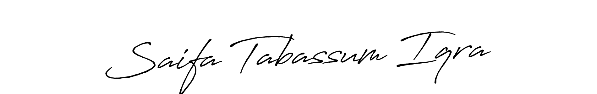 Here are the top 10 professional signature styles for the name Saifa Tabassum Iqra. These are the best autograph styles you can use for your name. Saifa Tabassum Iqra signature style 7 images and pictures png