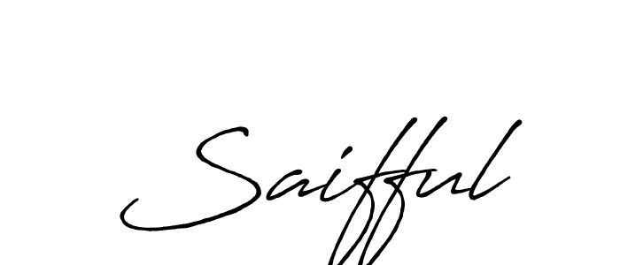 Saifful stylish signature style. Best Handwritten Sign (Antro_Vectra_Bolder) for my name. Handwritten Signature Collection Ideas for my name Saifful. Saifful signature style 7 images and pictures png