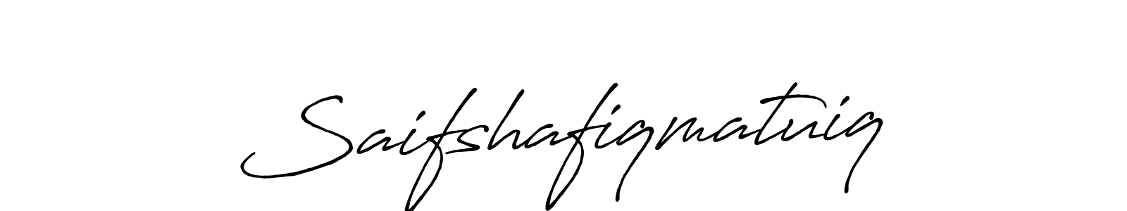 Similarly Antro_Vectra_Bolder is the best handwritten signature design. Signature creator online .You can use it as an online autograph creator for name Saifshafiqmatuiq. Saifshafiqmatuiq signature style 7 images and pictures png