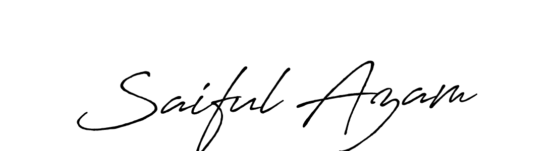 Antro_Vectra_Bolder is a professional signature style that is perfect for those who want to add a touch of class to their signature. It is also a great choice for those who want to make their signature more unique. Get Saiful Azam name to fancy signature for free. Saiful Azam signature style 7 images and pictures png