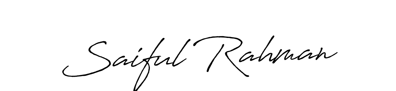 You should practise on your own different ways (Antro_Vectra_Bolder) to write your name (Saiful Rahman) in signature. don't let someone else do it for you. Saiful Rahman signature style 7 images and pictures png