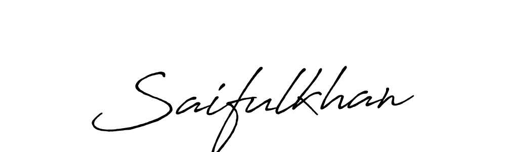 Saifulkhan stylish signature style. Best Handwritten Sign (Antro_Vectra_Bolder) for my name. Handwritten Signature Collection Ideas for my name Saifulkhan. Saifulkhan signature style 7 images and pictures png