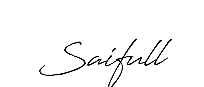 Once you've used our free online signature maker to create your best signature Antro_Vectra_Bolder style, it's time to enjoy all of the benefits that Saifull name signing documents. Saifull signature style 7 images and pictures png
