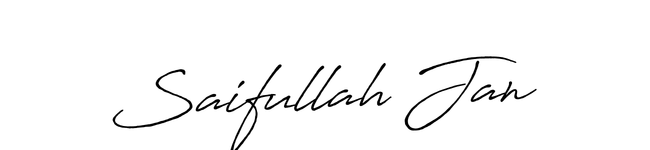 Similarly Antro_Vectra_Bolder is the best handwritten signature design. Signature creator online .You can use it as an online autograph creator for name Saifullah Jan. Saifullah Jan signature style 7 images and pictures png