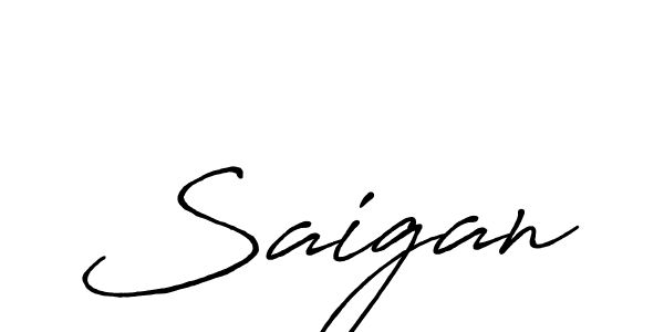 Once you've used our free online signature maker to create your best signature Antro_Vectra_Bolder style, it's time to enjoy all of the benefits that Saigan name signing documents. Saigan signature style 7 images and pictures png