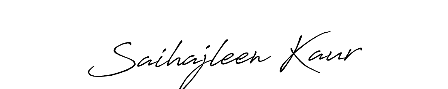 Also You can easily find your signature by using the search form. We will create Saihajleen Kaur name handwritten signature images for you free of cost using Antro_Vectra_Bolder sign style. Saihajleen Kaur signature style 7 images and pictures png