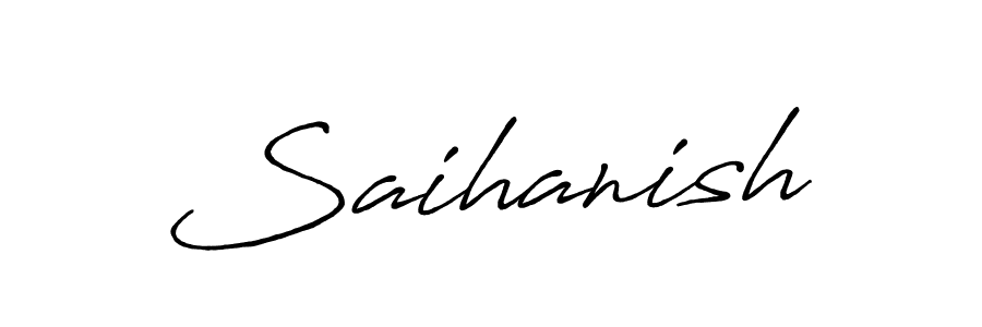 Similarly Antro_Vectra_Bolder is the best handwritten signature design. Signature creator online .You can use it as an online autograph creator for name Saihanish. Saihanish signature style 7 images and pictures png