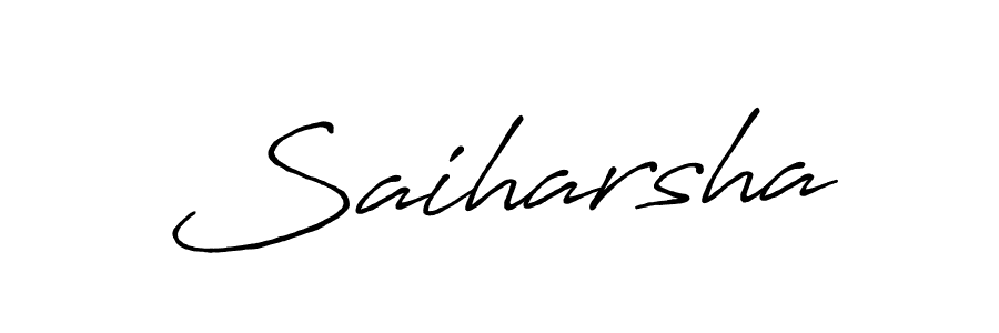 The best way (Antro_Vectra_Bolder) to make a short signature is to pick only two or three words in your name. The name Saiharsha include a total of six letters. For converting this name. Saiharsha signature style 7 images and pictures png