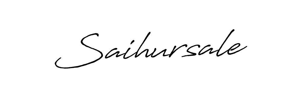 Make a beautiful signature design for name Saihursale. Use this online signature maker to create a handwritten signature for free. Saihursale signature style 7 images and pictures png