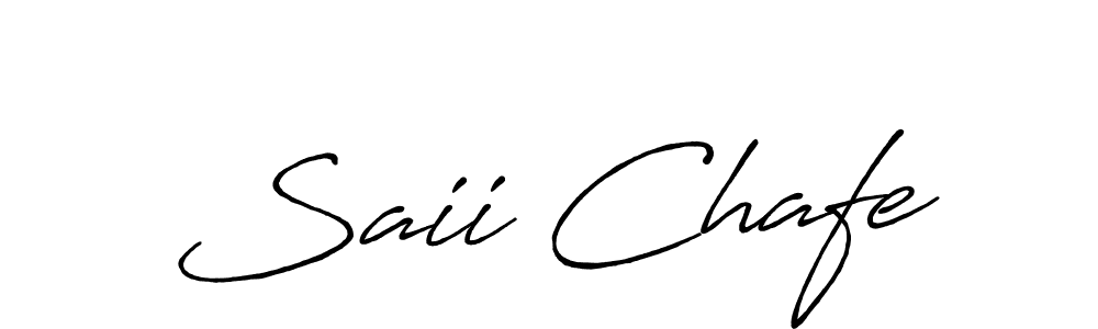 Also You can easily find your signature by using the search form. We will create Saii Chafe name handwritten signature images for you free of cost using Antro_Vectra_Bolder sign style. Saii Chafe signature style 7 images and pictures png