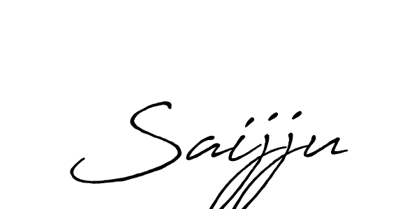 Design your own signature with our free online signature maker. With this signature software, you can create a handwritten (Antro_Vectra_Bolder) signature for name Saijju. Saijju signature style 7 images and pictures png