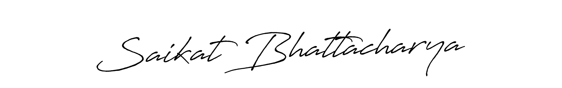 How to make Saikat Bhattacharya signature? Antro_Vectra_Bolder is a professional autograph style. Create handwritten signature for Saikat Bhattacharya name. Saikat Bhattacharya signature style 7 images and pictures png