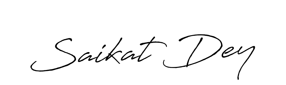 How to make Saikat Dey signature? Antro_Vectra_Bolder is a professional autograph style. Create handwritten signature for Saikat Dey name. Saikat Dey signature style 7 images and pictures png