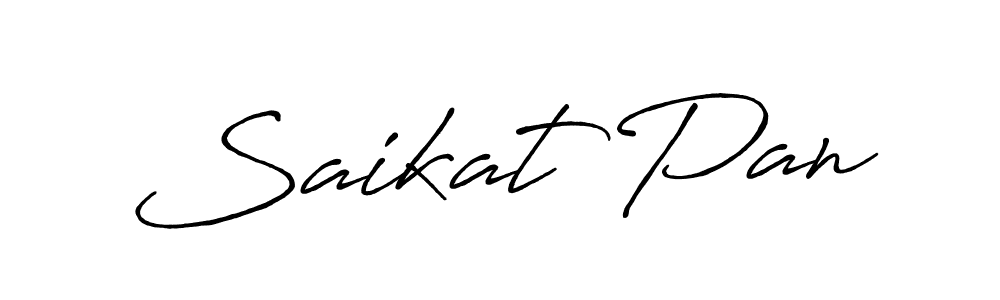 Also You can easily find your signature by using the search form. We will create Saikat Pan name handwritten signature images for you free of cost using Antro_Vectra_Bolder sign style. Saikat Pan signature style 7 images and pictures png
