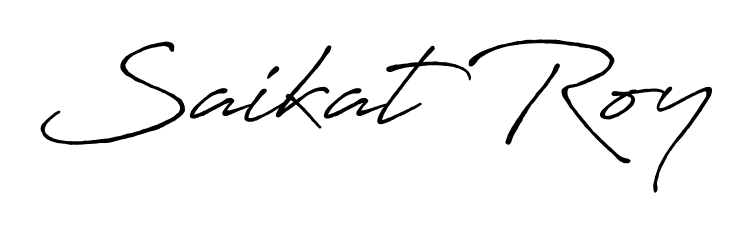 Achieve flawless digital penmanship with Saikat Roy name in Antro_Vectra_Bolder font. The perfect tool for creating online signatures. Saikat Roy signature style 7 images and pictures png