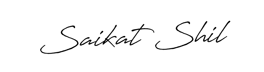 You should practise on your own different ways (Antro_Vectra_Bolder) to write your name (Saikat Shil) in signature. don't let someone else do it for you. Saikat Shil signature style 7 images and pictures png