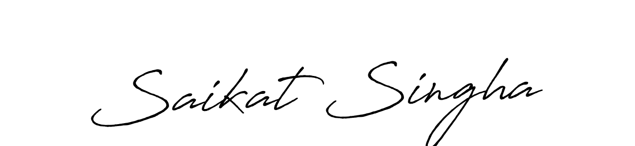 Similarly Antro_Vectra_Bolder is the best handwritten signature design. Signature creator online .You can use it as an online autograph creator for name Saikat Singha. Saikat Singha signature style 7 images and pictures png