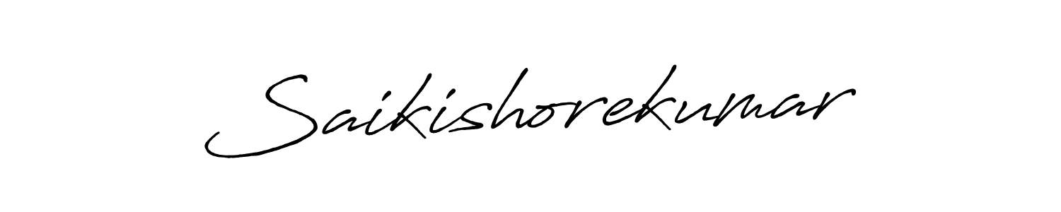 Once you've used our free online signature maker to create your best signature Antro_Vectra_Bolder style, it's time to enjoy all of the benefits that Saikishorekumar name signing documents. Saikishorekumar signature style 7 images and pictures png