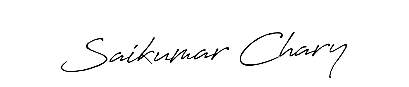 Make a beautiful signature design for name Saikumar Chary. Use this online signature maker to create a handwritten signature for free. Saikumar Chary signature style 7 images and pictures png