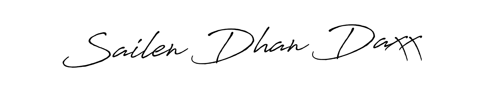 How to make Sailen Dhan Daxx signature? Antro_Vectra_Bolder is a professional autograph style. Create handwritten signature for Sailen Dhan Daxx name. Sailen Dhan Daxx signature style 7 images and pictures png