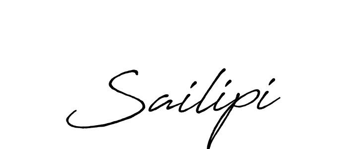 Make a beautiful signature design for name Sailipi. With this signature (Antro_Vectra_Bolder) style, you can create a handwritten signature for free. Sailipi signature style 7 images and pictures png