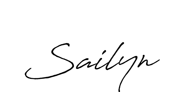 if you are searching for the best signature style for your name Sailyn. so please give up your signature search. here we have designed multiple signature styles  using Antro_Vectra_Bolder. Sailyn signature style 7 images and pictures png