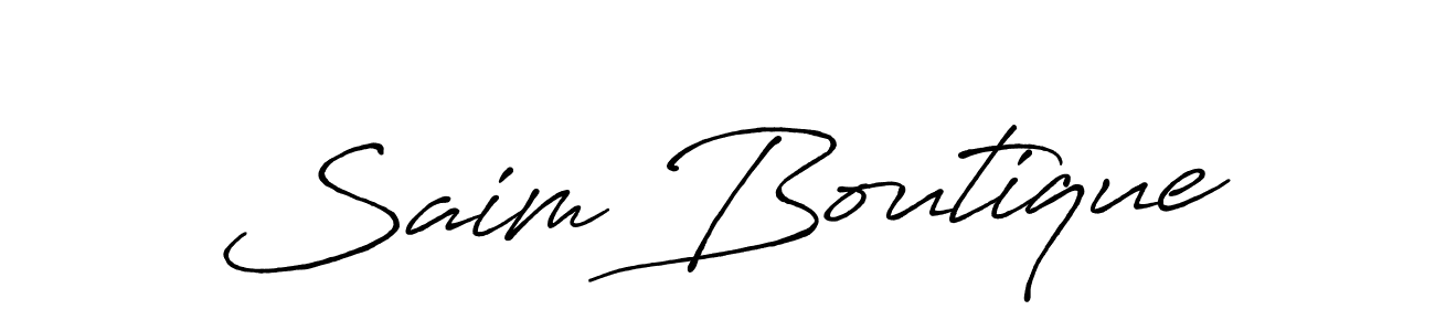 Best and Professional Signature Style for Saim Boutique. Antro_Vectra_Bolder Best Signature Style Collection. Saim Boutique signature style 7 images and pictures png