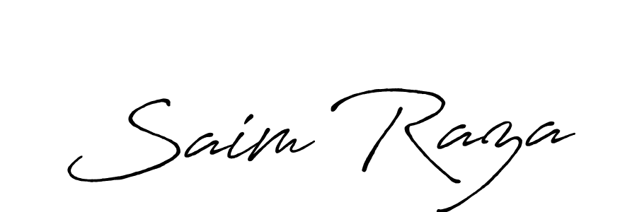 The best way (Antro_Vectra_Bolder) to make a short signature is to pick only two or three words in your name. The name Saim Raza include a total of six letters. For converting this name. Saim Raza signature style 7 images and pictures png