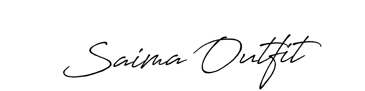 Here are the top 10 professional signature styles for the name Saima Outfit. These are the best autograph styles you can use for your name. Saima Outfit signature style 7 images and pictures png