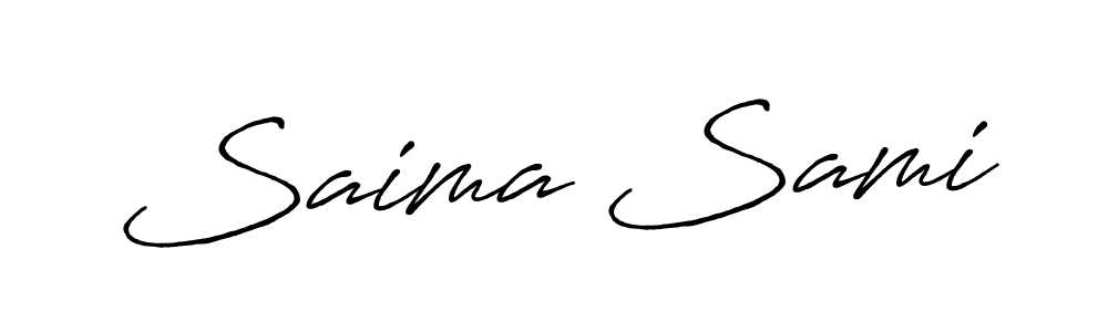 if you are searching for the best signature style for your name Saima Sami. so please give up your signature search. here we have designed multiple signature styles  using Antro_Vectra_Bolder. Saima Sami signature style 7 images and pictures png