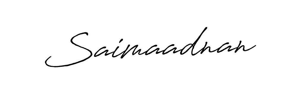 How to Draw Saimaadnan signature style? Antro_Vectra_Bolder is a latest design signature styles for name Saimaadnan. Saimaadnan signature style 7 images and pictures png