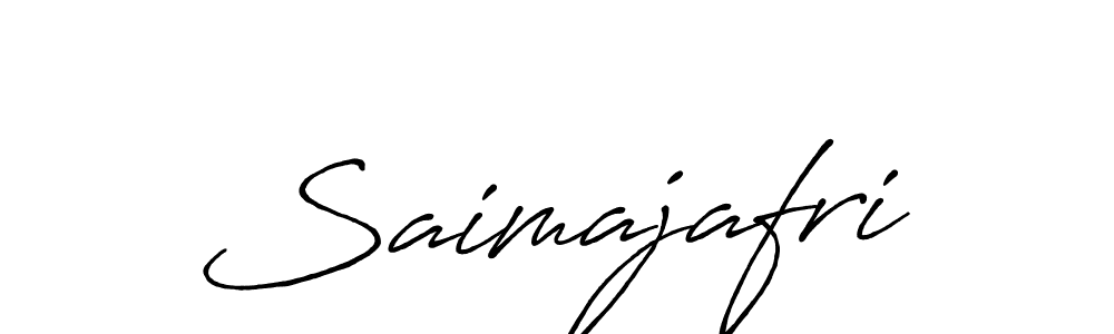 Also we have Saimajafri name is the best signature style. Create professional handwritten signature collection using Antro_Vectra_Bolder autograph style. Saimajafri signature style 7 images and pictures png