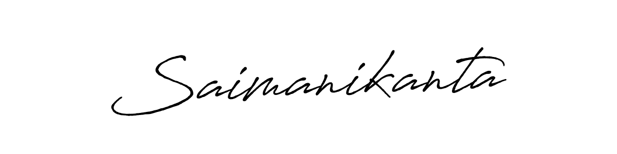 if you are searching for the best signature style for your name Saimanikanta. so please give up your signature search. here we have designed multiple signature styles  using Antro_Vectra_Bolder. Saimanikanta signature style 7 images and pictures png