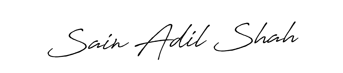 It looks lik you need a new signature style for name Sain Adil Shah. Design unique handwritten (Antro_Vectra_Bolder) signature with our free signature maker in just a few clicks. Sain Adil Shah signature style 7 images and pictures png