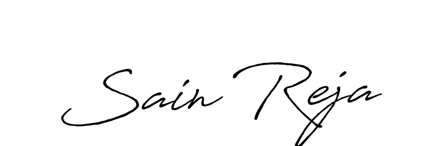 Design your own signature with our free online signature maker. With this signature software, you can create a handwritten (Antro_Vectra_Bolder) signature for name Sain Reja. Sain Reja signature style 7 images and pictures png