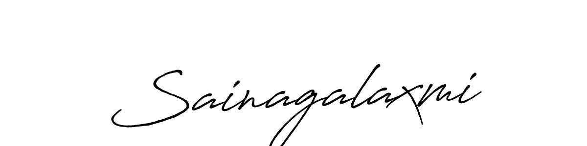 Design your own signature with our free online signature maker. With this signature software, you can create a handwritten (Antro_Vectra_Bolder) signature for name Sainagalaxmi. Sainagalaxmi signature style 7 images and pictures png