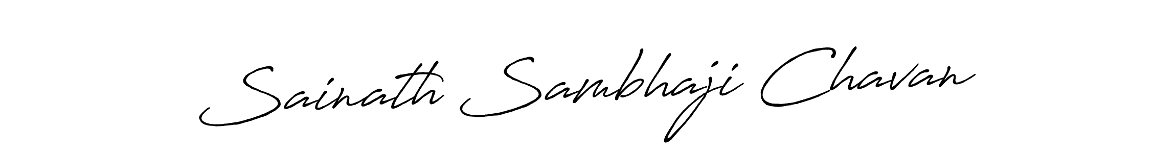 Use a signature maker to create a handwritten signature online. With this signature software, you can design (Antro_Vectra_Bolder) your own signature for name Sainath Sambhaji Chavan. Sainath Sambhaji Chavan signature style 7 images and pictures png