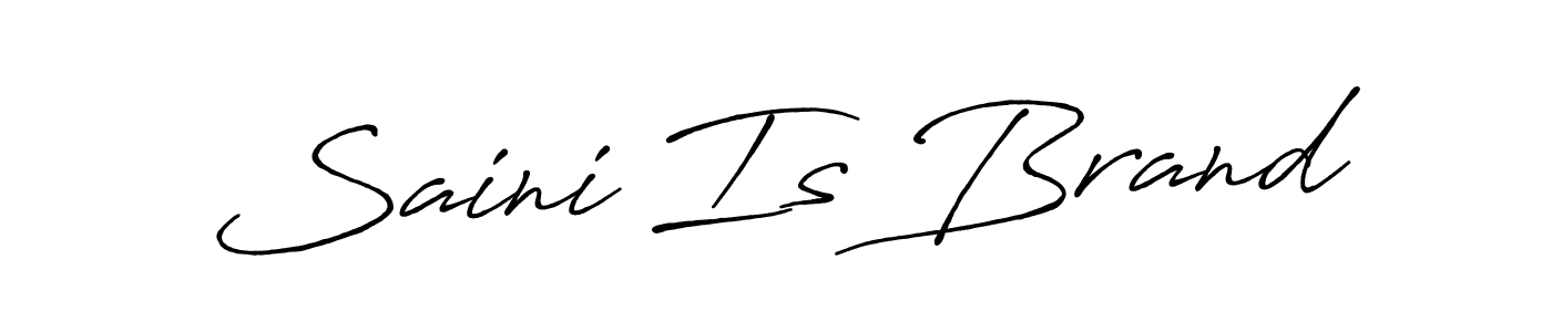 It looks lik you need a new signature style for name Saini Is Brand. Design unique handwritten (Antro_Vectra_Bolder) signature with our free signature maker in just a few clicks. Saini Is Brand signature style 7 images and pictures png