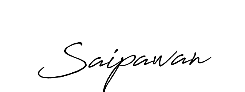 Create a beautiful signature design for name Saipawan. With this signature (Antro_Vectra_Bolder) fonts, you can make a handwritten signature for free. Saipawan signature style 7 images and pictures png