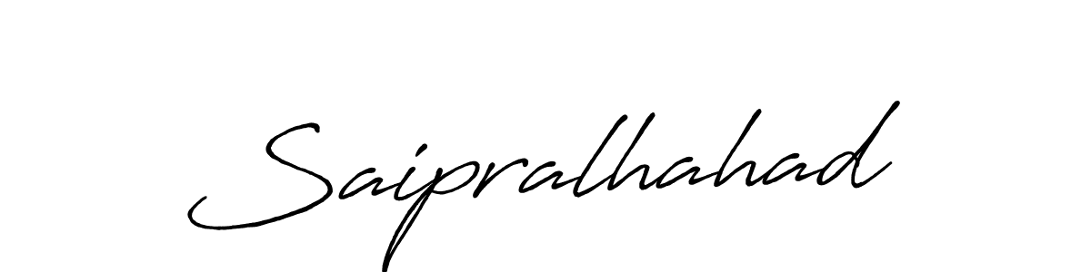 It looks lik you need a new signature style for name Saipralhahad. Design unique handwritten (Antro_Vectra_Bolder) signature with our free signature maker in just a few clicks. Saipralhahad signature style 7 images and pictures png