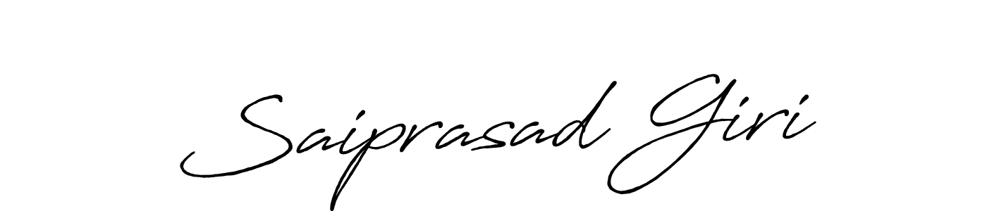 Design your own signature with our free online signature maker. With this signature software, you can create a handwritten (Antro_Vectra_Bolder) signature for name Saiprasad Giri. Saiprasad Giri signature style 7 images and pictures png
