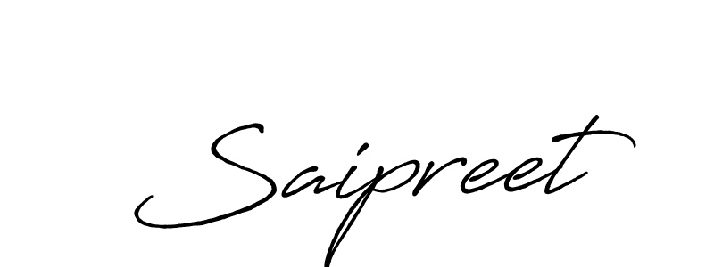 Saipreet stylish signature style. Best Handwritten Sign (Antro_Vectra_Bolder) for my name. Handwritten Signature Collection Ideas for my name Saipreet. Saipreet signature style 7 images and pictures png
