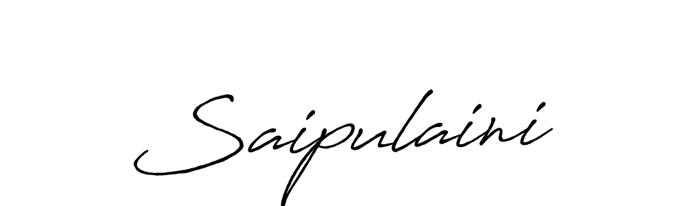 if you are searching for the best signature style for your name Saipulaini. so please give up your signature search. here we have designed multiple signature styles  using Antro_Vectra_Bolder. Saipulaini signature style 7 images and pictures png