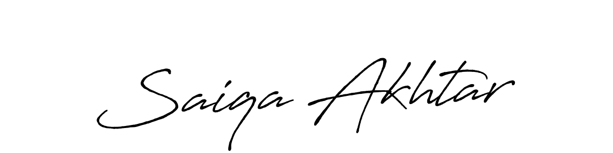 How to make Saiqa Akhtar signature? Antro_Vectra_Bolder is a professional autograph style. Create handwritten signature for Saiqa Akhtar name. Saiqa Akhtar signature style 7 images and pictures png