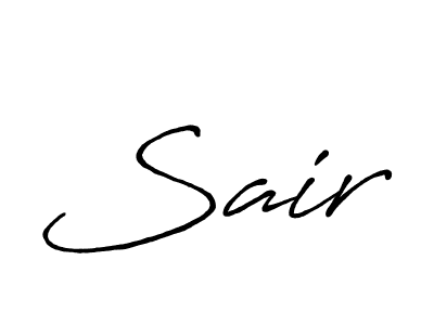 Make a beautiful signature design for name Sair. Use this online signature maker to create a handwritten signature for free. Sair signature style 7 images and pictures png