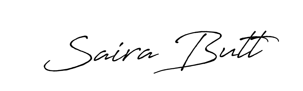 Saira Butt stylish signature style. Best Handwritten Sign (Antro_Vectra_Bolder) for my name. Handwritten Signature Collection Ideas for my name Saira Butt. Saira Butt signature style 7 images and pictures png