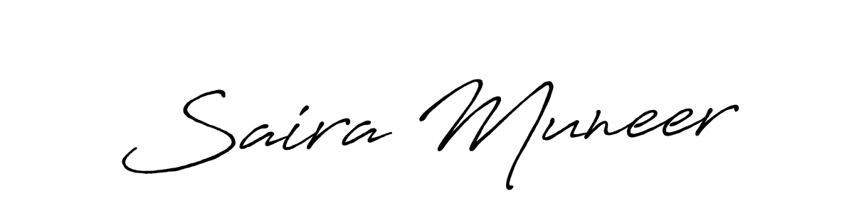 You can use this online signature creator to create a handwritten signature for the name Saira Muneer. This is the best online autograph maker. Saira Muneer signature style 7 images and pictures png