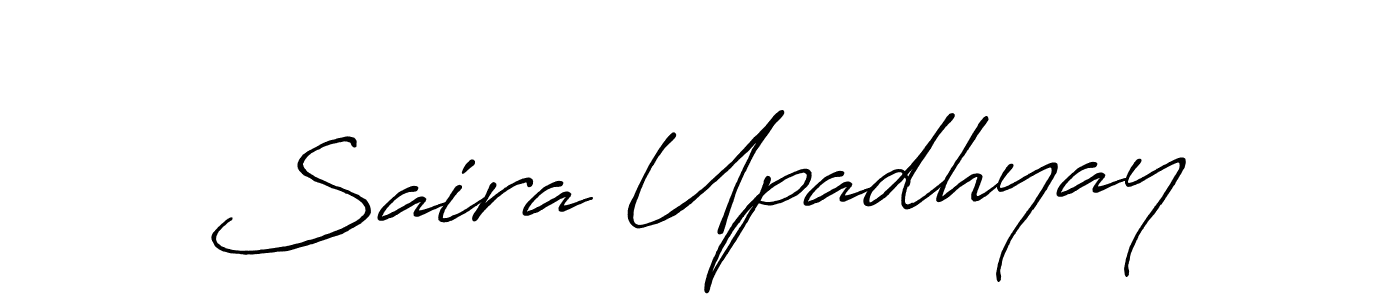 Similarly Antro_Vectra_Bolder is the best handwritten signature design. Signature creator online .You can use it as an online autograph creator for name Saira Upadhyay. Saira Upadhyay signature style 7 images and pictures png