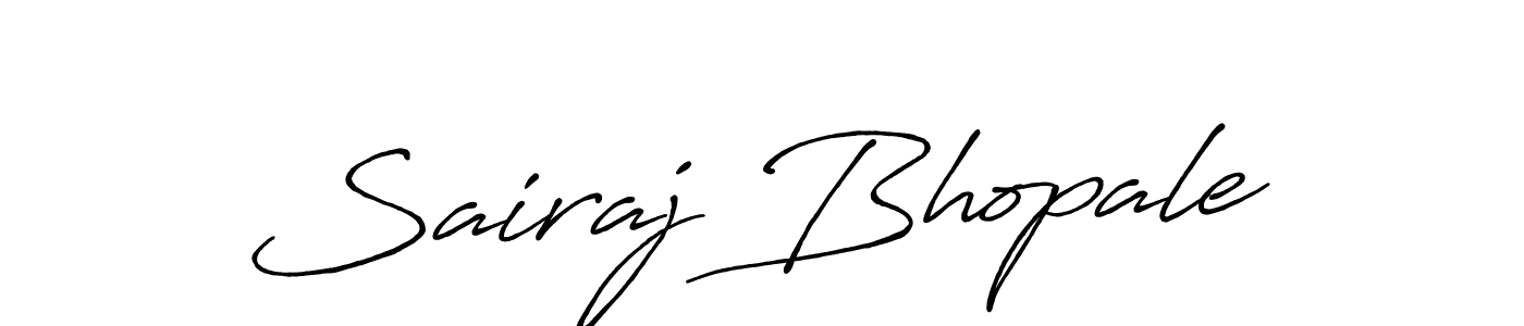 Antro_Vectra_Bolder is a professional signature style that is perfect for those who want to add a touch of class to their signature. It is also a great choice for those who want to make their signature more unique. Get Sairaj Bhopale name to fancy signature for free. Sairaj Bhopale signature style 7 images and pictures png