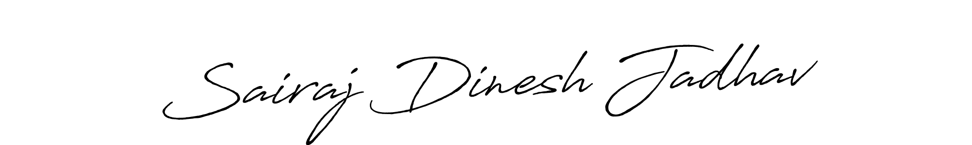 if you are searching for the best signature style for your name Sairaj Dinesh Jadhav. so please give up your signature search. here we have designed multiple signature styles  using Antro_Vectra_Bolder. Sairaj Dinesh Jadhav signature style 7 images and pictures png